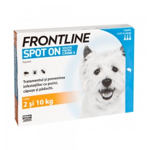 Frontline Spot-On Caini S, 2-10 kg, 3 pipete